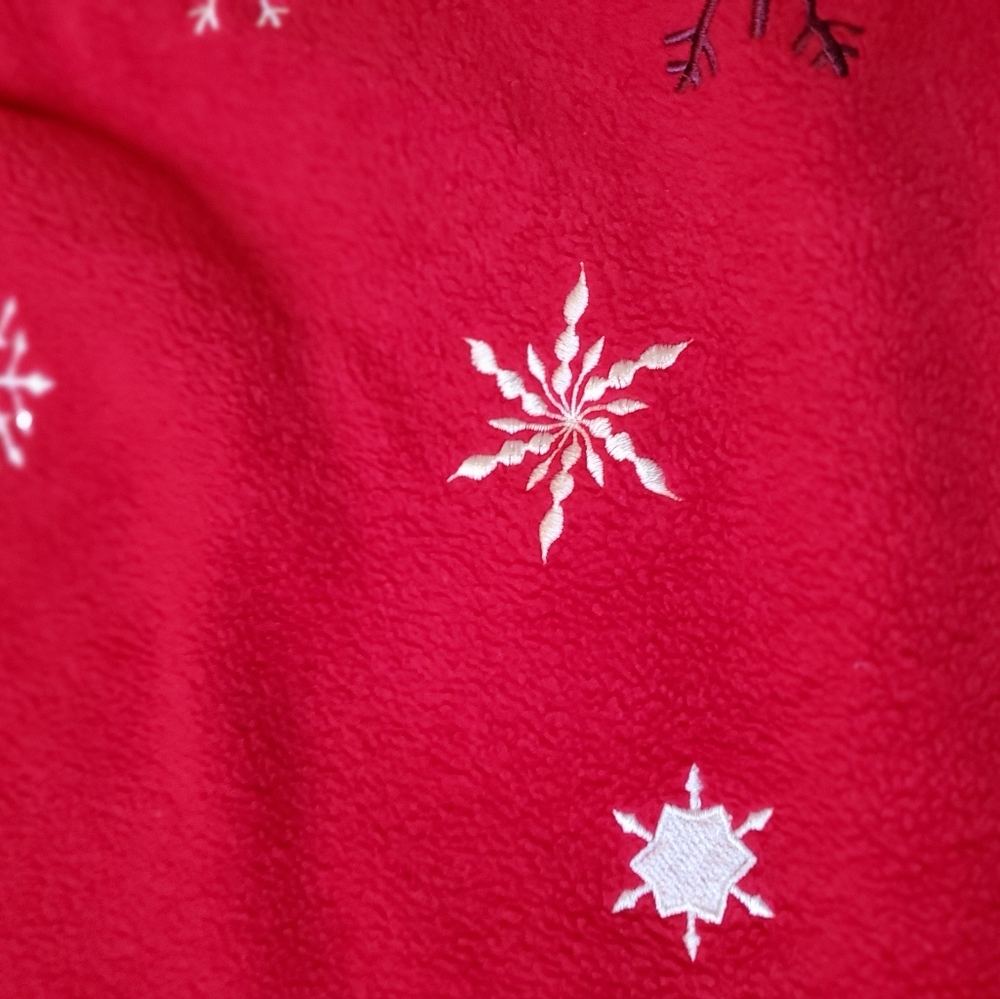 Vintage Basic Editions Turtle Neck Feelece Red Sn… - image 2